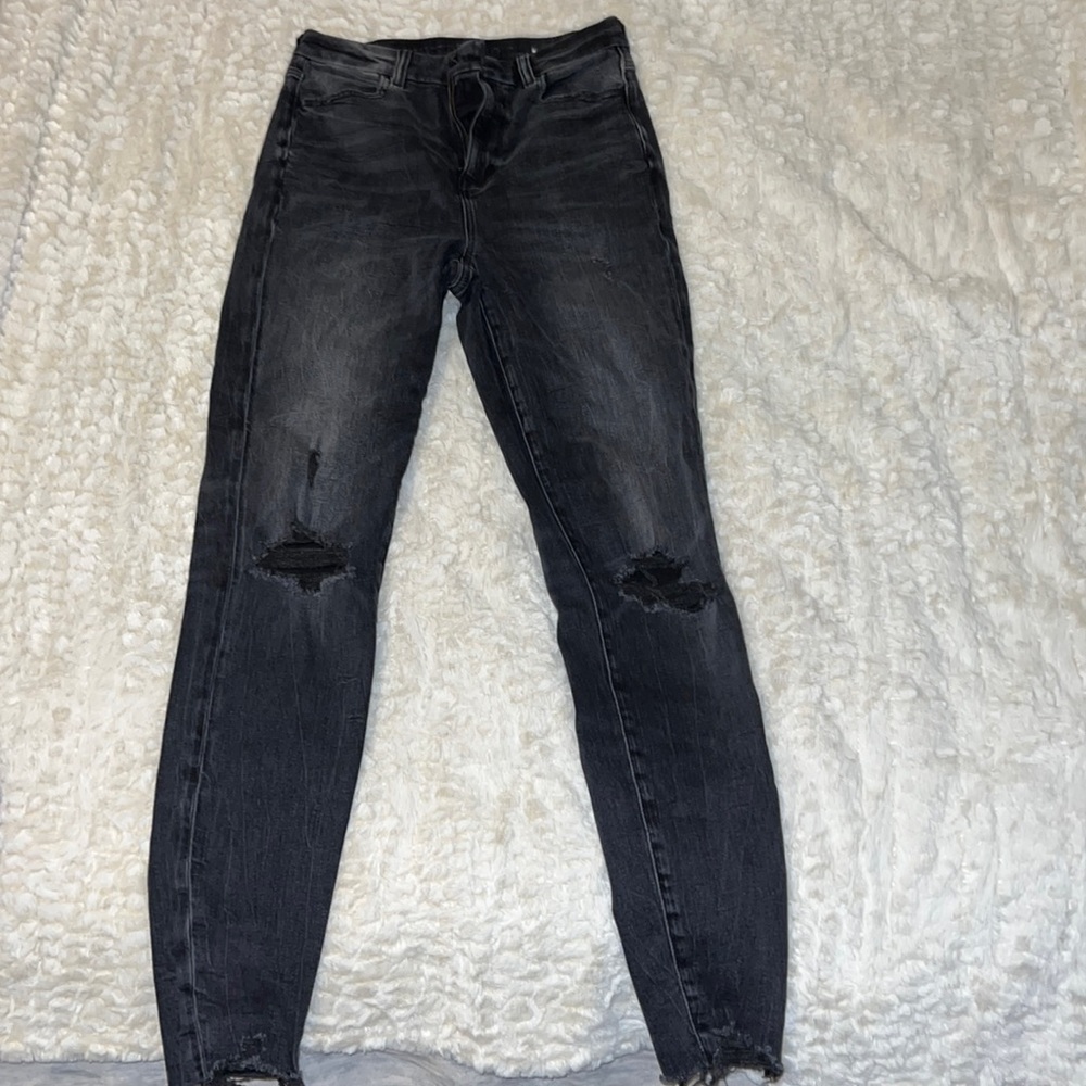American eagle black skinny jeans